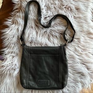 Fossil - Black Leather Crossbody